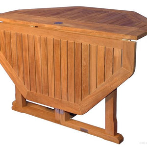 Balboa Teak Folding Dining Table - comfortable dining experience | Image 2 | InSTYLE Home & Rugs