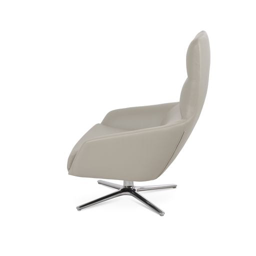 Barcelona Oval Swivel - modern accent armchair for stylish interiors | Image 2 | InSTYLE Home & Rugs