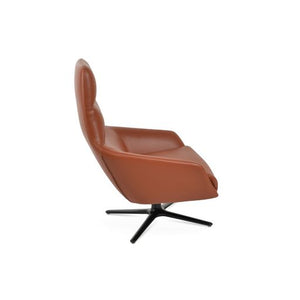 Barcelona Oval Swivel - modern accent armchair for stylish interiors | Image 4 | InSTYLE Home & Rugs