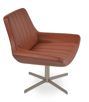 Bellagio Armchair 4 Star Base - upholstered armchair with padded comfort | Image 3 | InSTYLE Home & Rugs