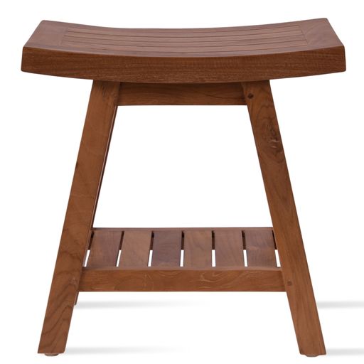 Borneo Teak Stool - available in various heights | Image 2 | InSTYLE Home & Rugs