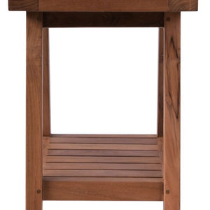 Borneo Teak Stool - available in various heights | Image 3 | InSTYLE Home & Rugs