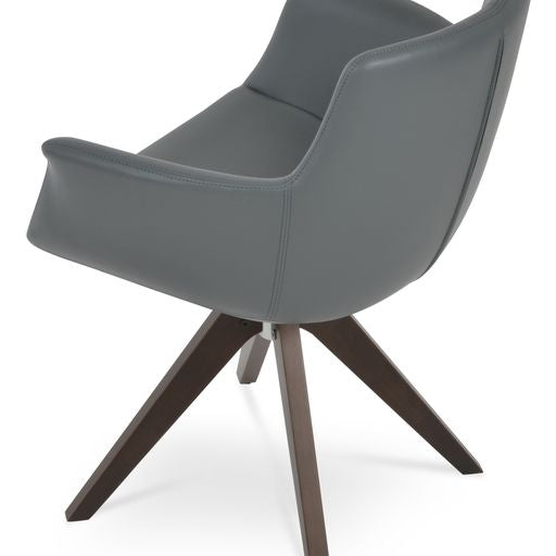 Bottega Pyramid Swivel - comfortable dining experience | Image 2 | InSTYLE Home & Rugs