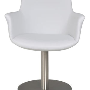 Bottega Round Swivel - comfortable seating for dining and office spaces | Image 2 | InSTYLE Home & Rugs