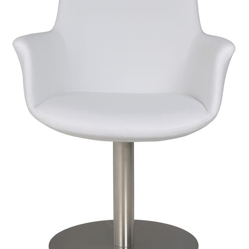 Bottega Round Swivel - comfortable seating for dining and office spaces | Image 2 | InSTYLE Home & Rugs