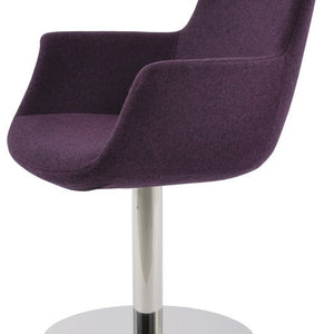 Bottega Round Swivel - comfortable seating for dining and office spaces | Image 4 | InSTYLE Home & Rugs