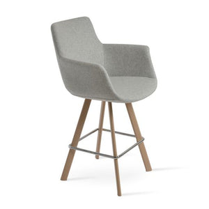 Bottega Sword Stools - compact and stylish design | Image 1 | InSTYLE Home & Rugs