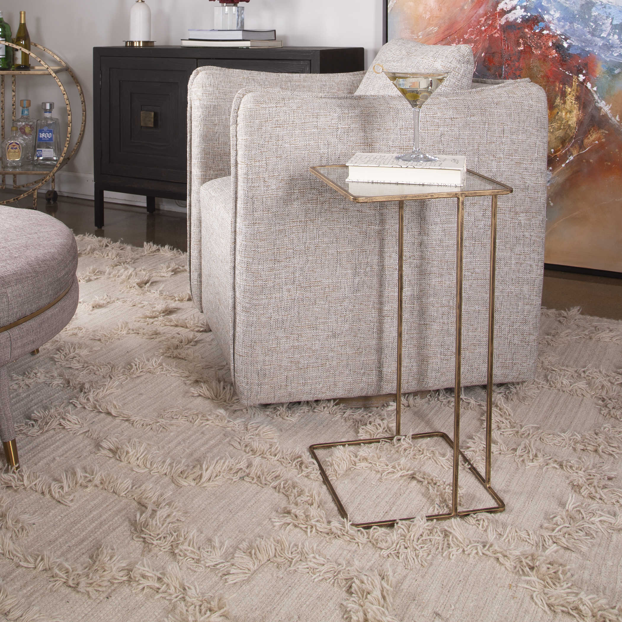 CADMUS ACCENT TABLE - chic accent table for contemporary home interiors | Image 2 | InSTYLE Home & Rugs