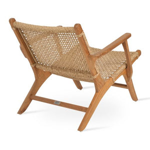 Calava Teak Armchair Lounge - modern accent armchair for stylish interiors | Image 2 | InSTYLE Home & Rugs