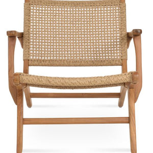Calava Teak Armchair Lounge - modern accent armchair for stylish interiors | Image 3 | InSTYLE Home & Rugs
