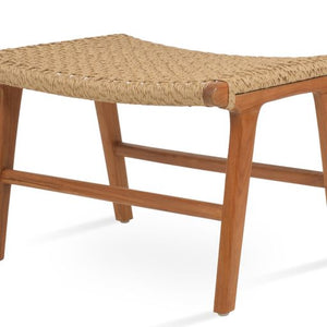 Calava Teak Ottoman - perfect footrests with style | Image 2 | InSTYLE Home & Rugs