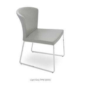 Capri Sled Chair - comfortable seating for dining and office spaces | Image 4 | InSTYLE Home & Rugs
