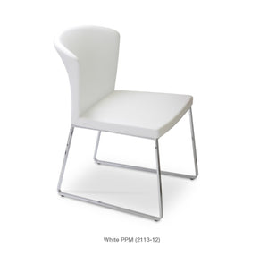 Capri Sled Chair - comfortable seating for dining and office spaces | Image 1 | InSTYLE Home & Rugs