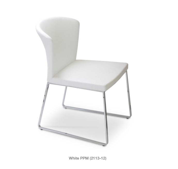 Capri Sled Chair - comfortable seating for dining and office spaces | Image 1 | InSTYLE Home & Rugs