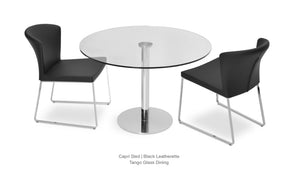 Capri Sled Chair - comfortable seating for dining and office spaces | Image 5 | InSTYLE Home & Rugs