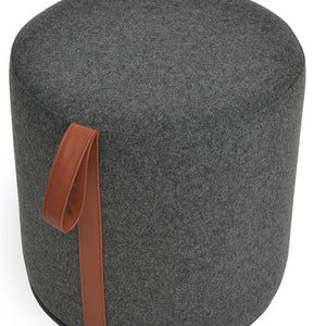 Celine Pouf With Handle - modern pouf in vibrant colors for a pop of style | Image 2 | InSTYLE Home & Rugs
