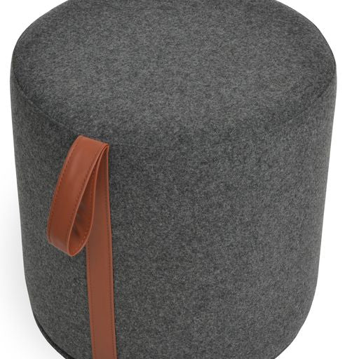Celine Pouf With Handle - modern pouf in vibrant colors for a pop of style | Image 2 | InSTYLE Home & Rugs