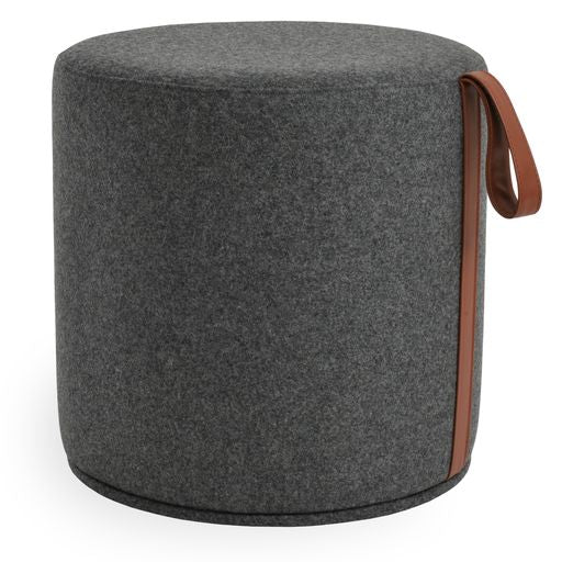 Celine Pouf With Handle - modern pouf in vibrant colors for a pop of style | Image 1 | InSTYLE Home & Rugs