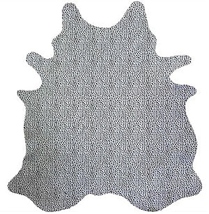 Cheetah on White Cowhide - www.instylehome.ca