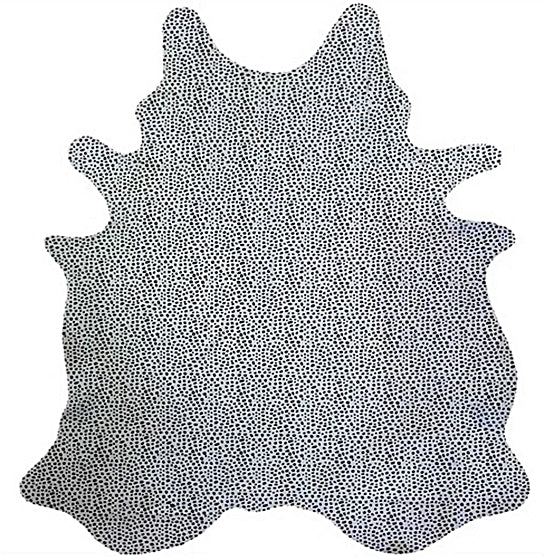 Cheetah on White Cowhide - www.instylehome.ca