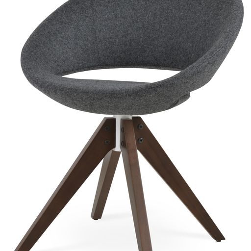 Crescent Pyramid Swivel - elegant seating for dining areas | Image 2 | InSTYLE Home & Rugs