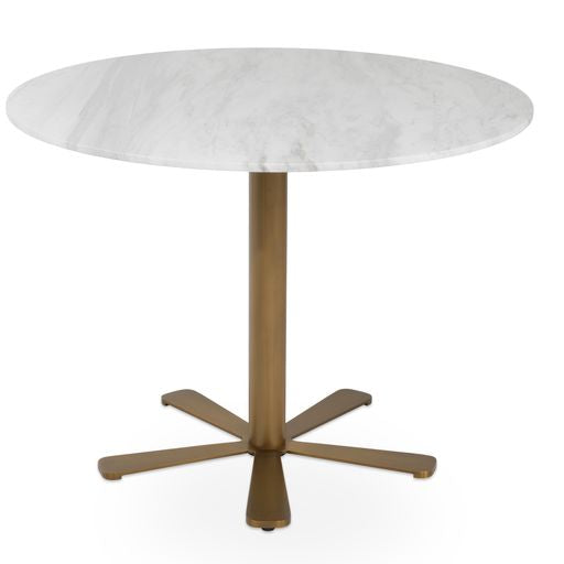 Daisy Marble Dining Table - comfortable dining experience | Image 1 | InSTYLE Home & Rugs