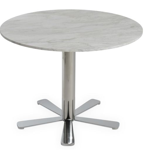 Daisy Marble Dining Table - comfortable dining experience | Image 2 | InSTYLE Home & Rugs