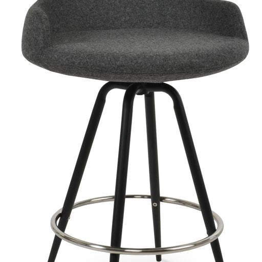 Dervish Max Swivel Stools - available in various heights | Image 1 | InSTYLE Home & Rugs
