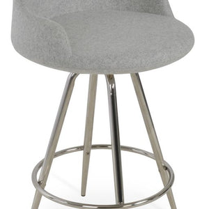 Dervish Max Swivel Stools - available in various heights | Image 2 | InSTYLE Home & Rugs
