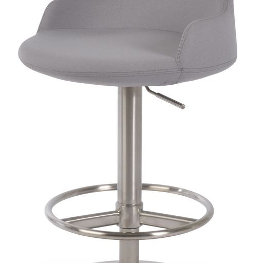 Dervish Piston Stool - compact and stylish design | Image 1 | InSTYLE Home & Rugs