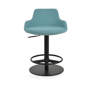 Dervish Piston Stool - compact and stylish design | Image 2 | InSTYLE Home & Rugs