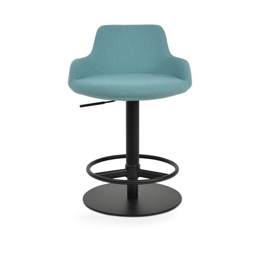 Dervish Piston Stool - compact and stylish design | Image 2 | InSTYLE Home & Rugs