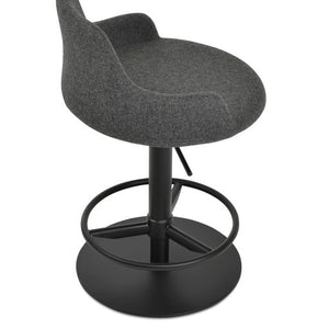 Dervish Piston Stool - compact and stylish design | Image 4 | InSTYLE Home & Rugs