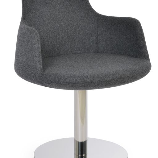 Dervish Round Dining Chair - stylish chairs for any table | Image 1 | InSTYLE Home & Rugs