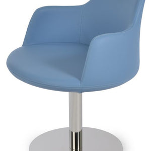 Dervish Round Dining Chair - stylish chairs for any table | Image 3 | InSTYLE Home & Rugs