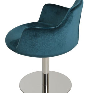 Dervish Round Dining Chair - stylish chairs for any table | Image 4 | InSTYLE Home & Rugs