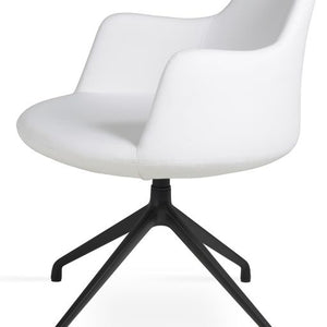 Dervish Spider Swivel Dining Chair - comfortable dining experience | Image 5 | InSTYLE Home & Rugs