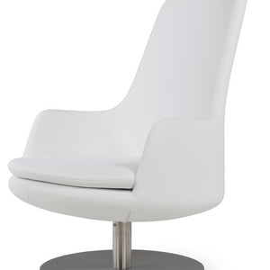 Dervish Swivel High Back - perfect for creating cozy seating areas in your living space | Image 2 | InSTYLE Home & Rugs