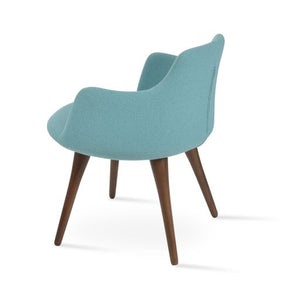 Dervish Wood Dining Chair - comfortable dining experience | Image 2 | InSTYLE Home & Rugs