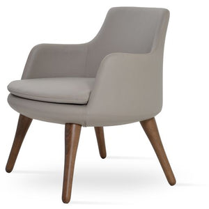 Dervish Wood Lounge Chair - perfect for casual unwinding | Image 4 | InSTYLE Home & Rugs