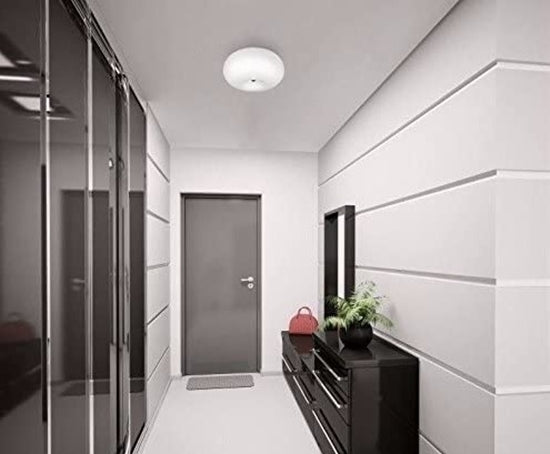 Eglo Optica 2 Bulb Light Ceiling.-live hallway shot-86812A www.instylehome.ca