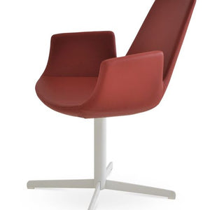 Eiffel Arm 4 Star Dining Chair - comfortable dining experience | Image 4 | InSTYLE Home & Rugs