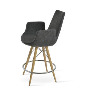 Eiffel Arm MW Stools - perfect for small spaces | Image 3 | InSTYLE Home & Rugs
