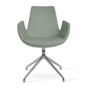 Eiffel Arm Spider Swivel Dining Chair - stylish chairs for any table | Image 3 | InSTYLE Home & Rugs