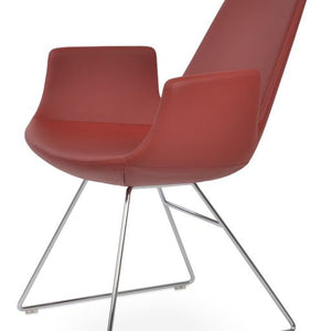 Eiffel Arm Wire Dining Chair - elegant seating for dining areas | Image 1 | InSTYLE Home & Rugs