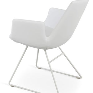 Eiffel Arm Wire Dining Chair - elegant seating for dining areas | Image 2 | InSTYLE Home & Rugs