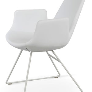 Eiffel Arm Wire Dining Chair - elegant seating for dining areas | Image 5 | InSTYLE Home & Rugs