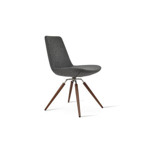 Eiffel Carrot Swivel Dining Chair - stylish chairs for any table | Image 1 | InSTYLE Home & Rugs