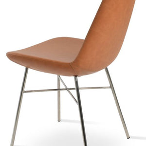 Eiffel Cross Dining Chair - stylish chairs for any table | Image 2 | InSTYLE Home & Rugs