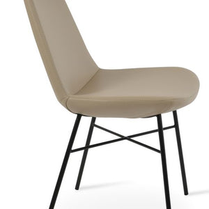 Eiffel Cross Dining Chair - stylish chairs for any table | Image 4 | InSTYLE Home & Rugs